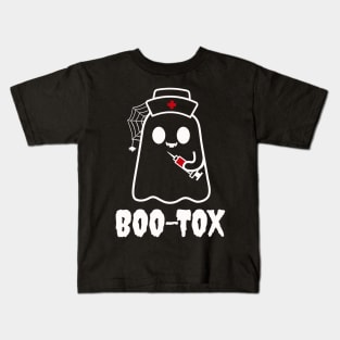 Boo-Tox Cute Ghost Filler Botox Dysport Aesthetic Nurse Kids T-Shirt